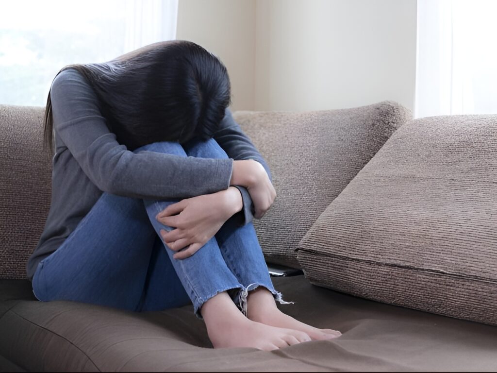 Mujer triste después de una ruptura de pareja. Psicólogo Cristian Pons
